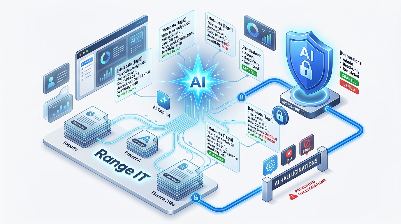 Grounding Microsoft Copilot with Metadata: Preventing AI Hallucinations & Unauthorised Data Access