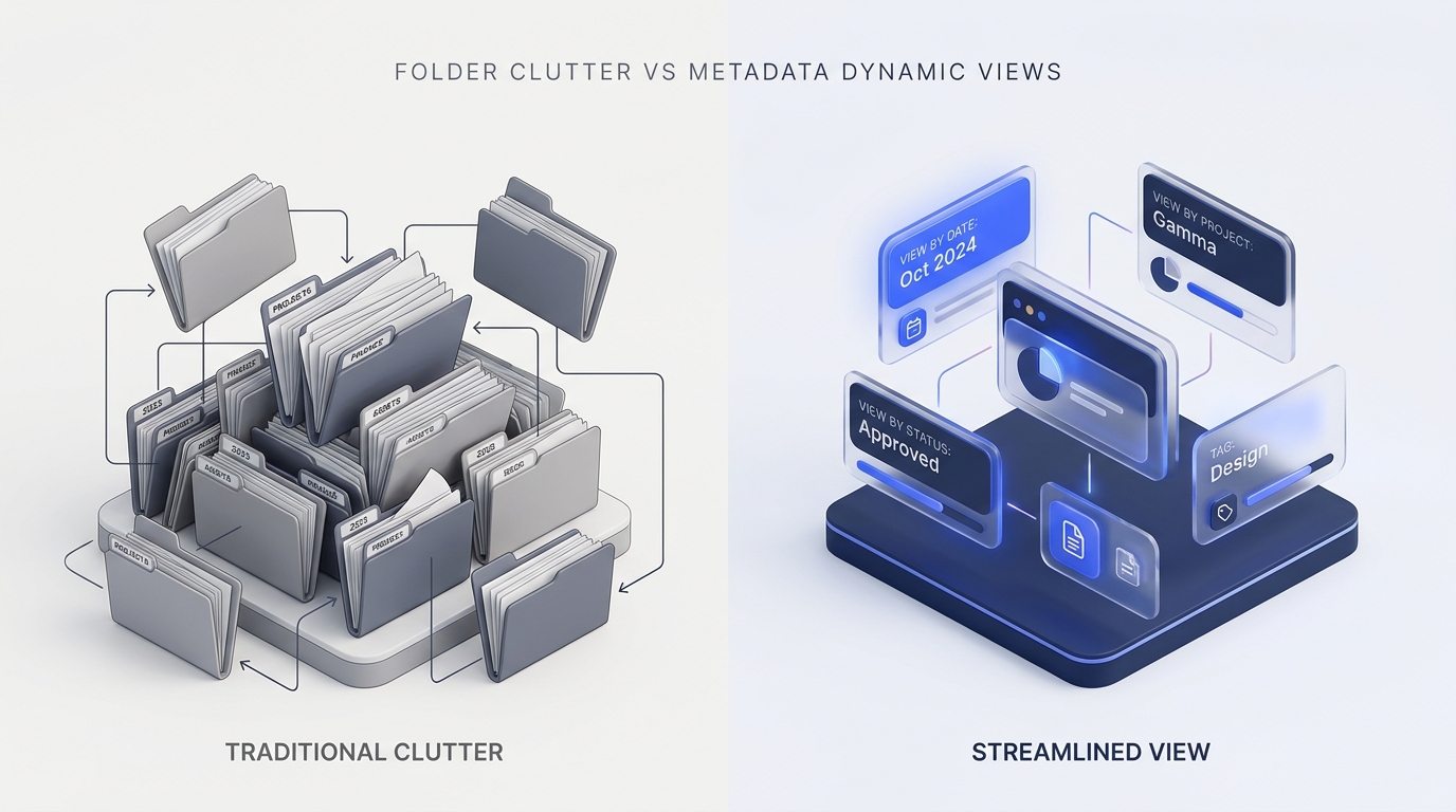 Overcoming SharePoint Limitations: Why Metadata-Driven DMS Like M-Files Outperforms Folders