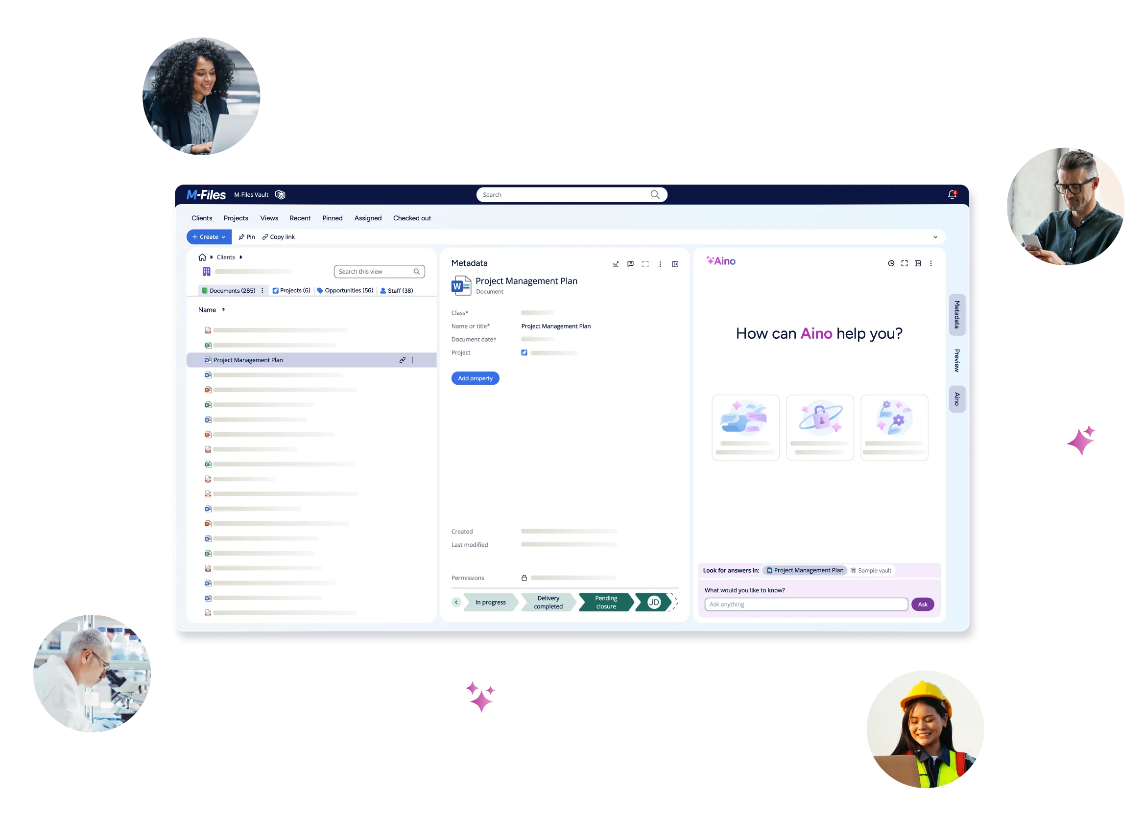 M-Files Hubshare Enterprise Solution Visual